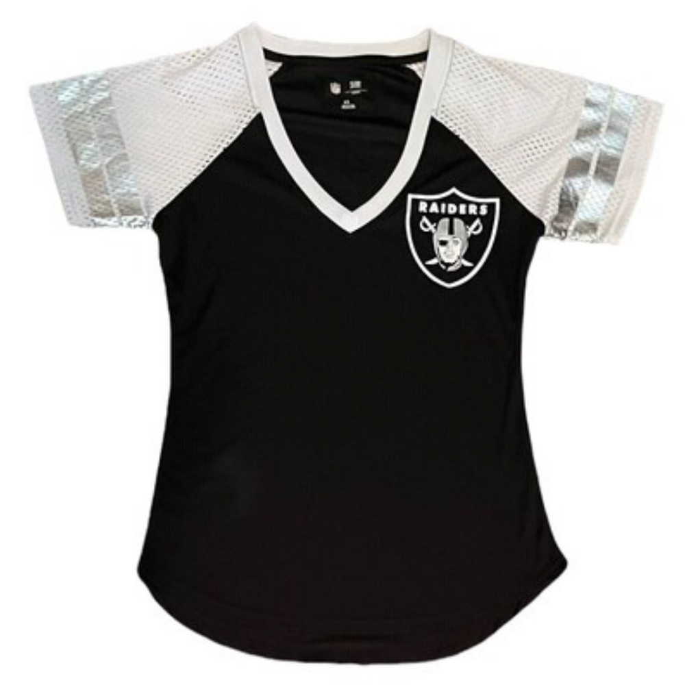 NFL Team Apparel, Las Vegas Raiders Jersey Women’s Large NWOT